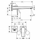 Смеситель для раковины Hansgrohe Metropol 32526140