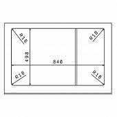 Мойка гранитная Florentinа Липси 860 песочный 20.130.D0860.107