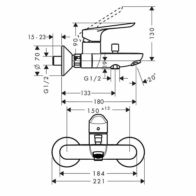 Фотография товара Hansgrohe Logis E 71415000