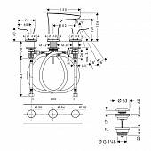 Смеситель для раковины ( д.к ) Hansgrohe PuraVida 15073000