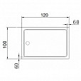 Фотография товара Cezares Tray TRAY-A-AH-120/100-15-W