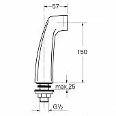 Крепеж вертикального монтажа Grohe 12036000