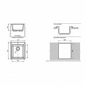 Мойка мраморная 505*427 мм GranFest Practik GF-P-505 терракот