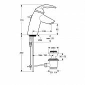 Смеситель для раковины (д.к) Ideal Standard Tendence A3001AA