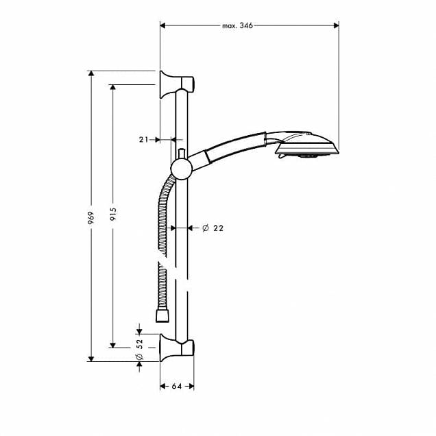 Фотография товара Hansgrohe Raindance 27841000