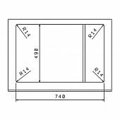 Мойка гранитная Florentinа Липси 760 грей 20.160.D0760.305