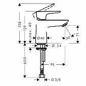 Кран для холодной воды, хром, Hansgrohe Talis E 71706000