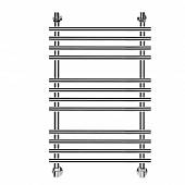 Полотенцесушитель водяной 100х50, хром ЛБ1 Bamboo