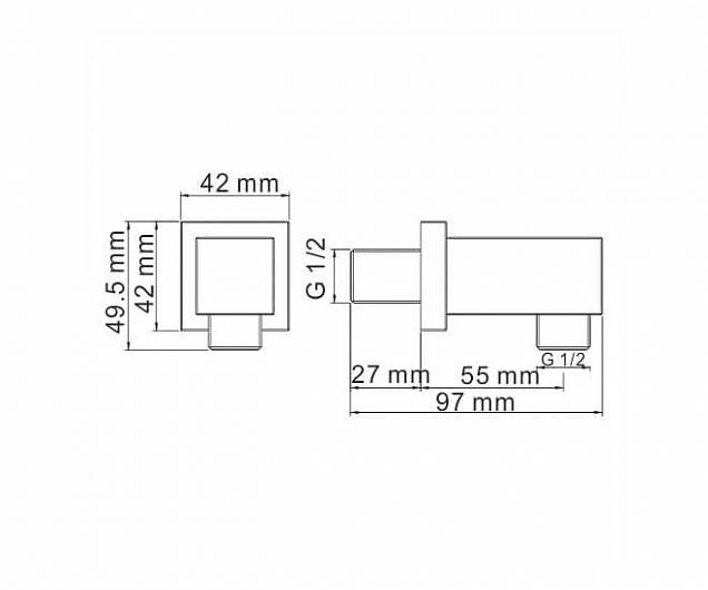 Фотография товара WasserKraft No design line WasserKraft A089