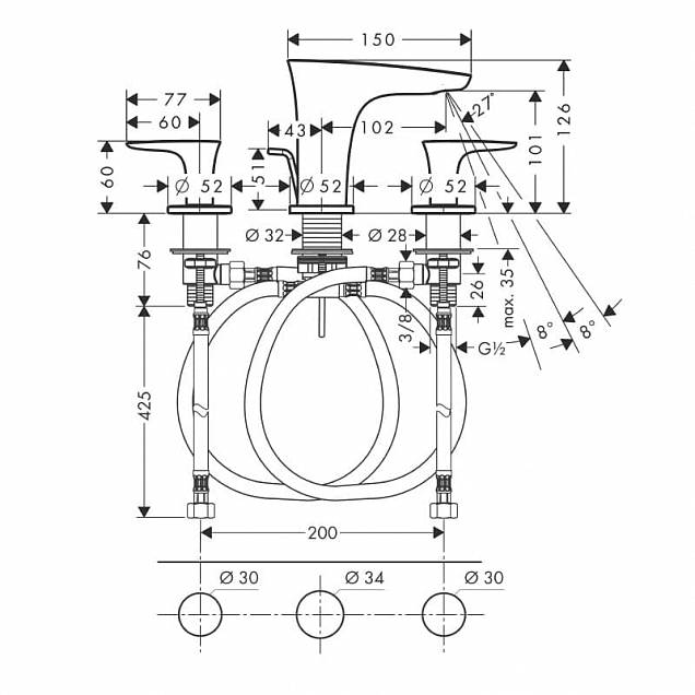 Фотография товара Hansgrohe PuraVida   15063000