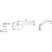 Смеситель для ванны Migliore Bomond ML.BMD-9755.CR