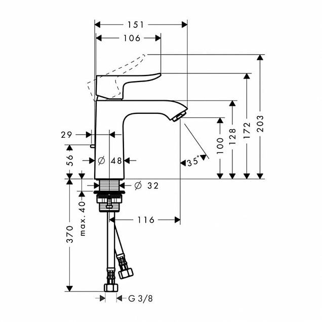 Фотография товара Hansgrohe Metris   31121000