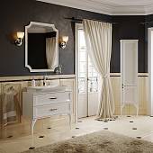 Комплект мебели 85 см, белая, Aqwella LaDonna LAD0108W-K