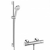 Термостат с душевым набором Hansgrohe Crometta 100 27031400