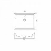 Раковина 60 см Акватон Тигода 60 1WH302082