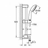 Душевой гарнитур Grohe Tempesta New 27927001