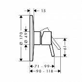 Смеситель для душа Hansgrohe Talis 32674000