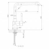 Смеситель для кухни Lemark Expert LM5074S