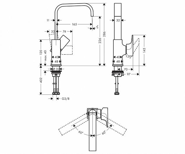 Фотография товара Hansgrohe Metropol    32511700