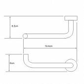 Бумагодержатель WasserKraft Donau K-9496