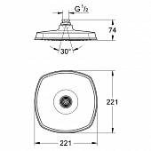 Верхний душ Grohe Grandera 27974IG0