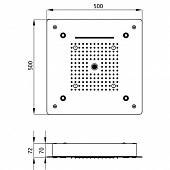 Верхний душ LED RGW SP-73 21140273-01