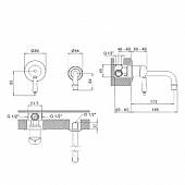 Смеситель для раковины, бронза Margaroli Classica RU1002AA01BR