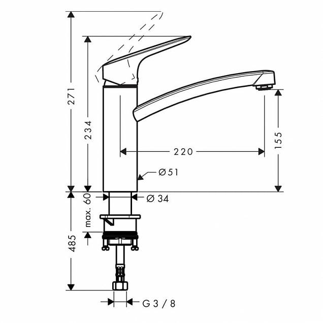 Фотография товара Hansgrohe Logis 71832000