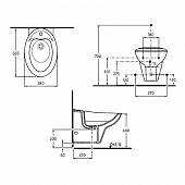 Биде Ideal Standard Avance W803601