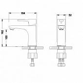 Смеситель для раковины Lemark Evitta LM0506C