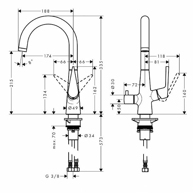 Фотография товара Hansgrohe Talis S 72811000