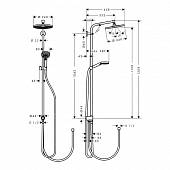 Душевая система Hansgrohe Crometta 27270000