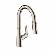 Смеситель для кухни, сталь, Hansgrohe Talis S 72815800