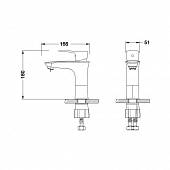 Смеситель для раковины Lemark Nero LM0206C