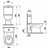 Унитаз  Laufen  Pro  2495.6.000.000.1