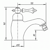 Смеситель для биде Migliore Bomond ML.BMD-9723.CR