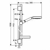 Душевой гарнитур Hansgrohe Raindance 27886000