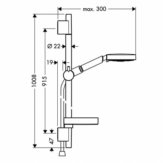 Фотография товара Hansgrohe Raindance 27886000