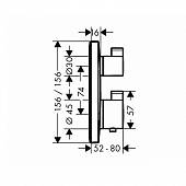 Термостат Hansgrohe Ecostat Square 15714340