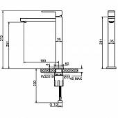 Смеситель для кухни Cezares Molveno MOLVENO-LLPM-01-Cr