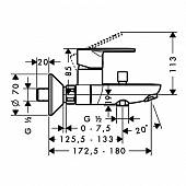 Смеситель для ванны Hansgrohe Talis E² 31534000