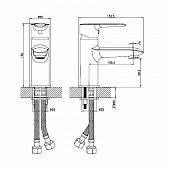 Смеситель для раковины IDDIS Cuba CUBSB00i01