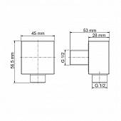 Подключение душевого шланга WasserKraft Glan A178