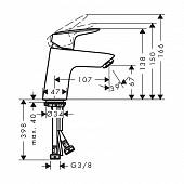 Смеситель для раковины Hansgrohe Logis 71076000