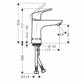 Смеситель для раковины Hansgrohe Focus 31513000