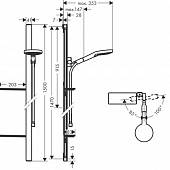 Душевой гарнитур Hansgrohe Raindance Select S 27647400