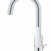 Смеситель для раковины 208 мм, со сливным гарнитуром, 5,7 л/мин Grohe Eurosmart 23537003