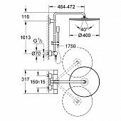 Душевая система Grohe Rainshower System 400 27174001