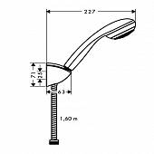 Душевой гарнитур Hansgrohe Crometta 27569000HG