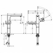 Смеситель для раковины, хром, Axor Urquiola 11034000